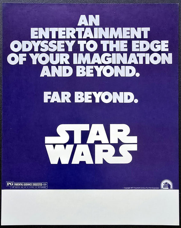Original Star Wars movie poster