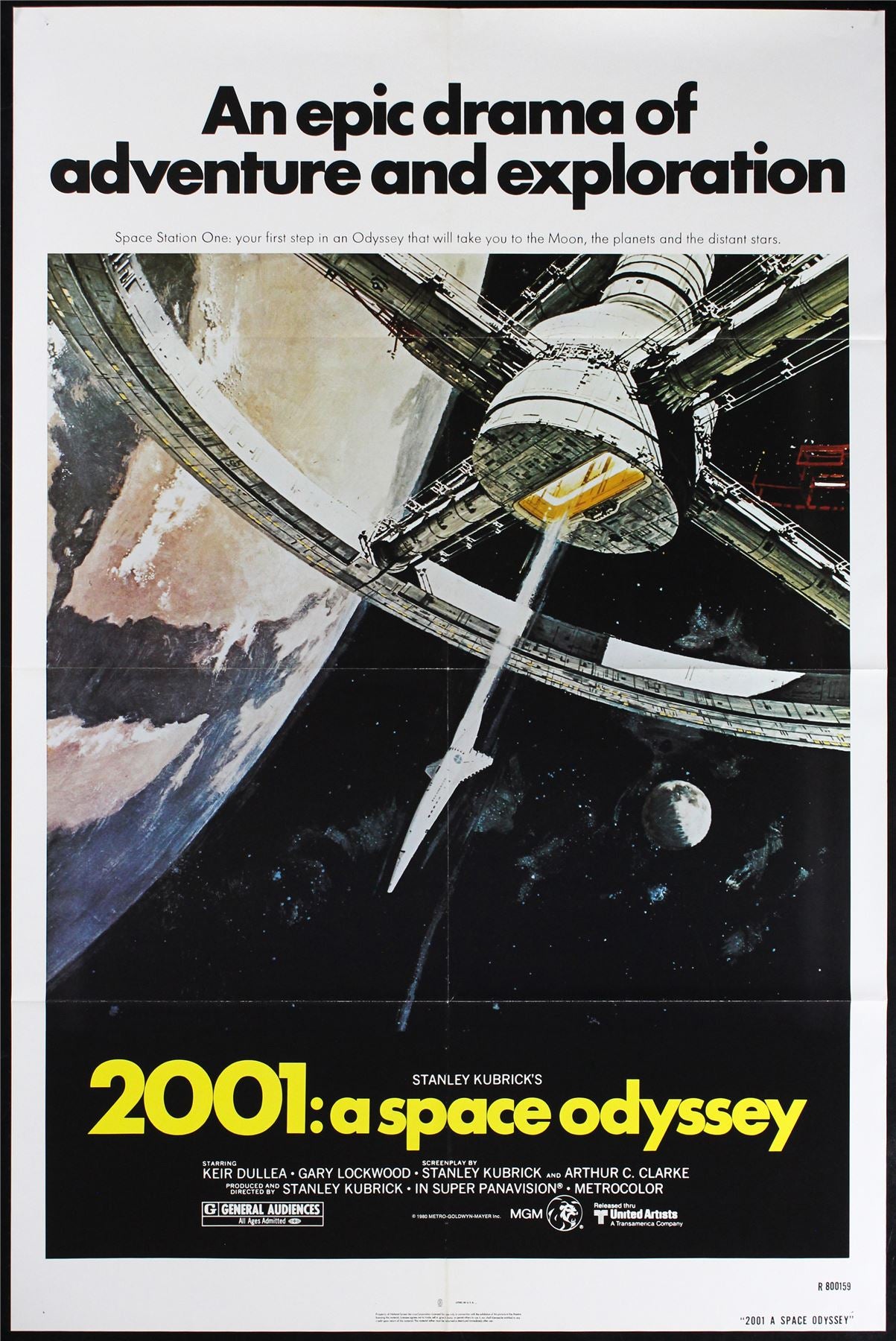 Original 2001: A Space Odyssey movie poster