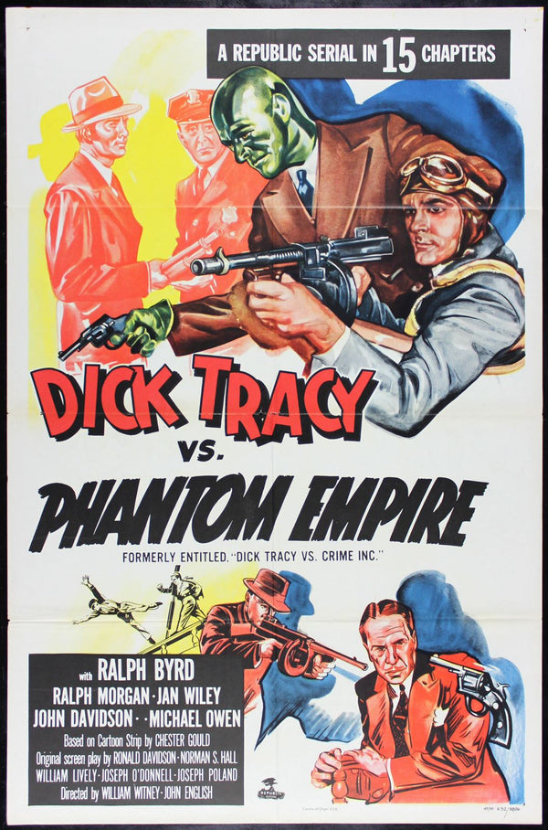 Original Dick Tracy vs. Crime, Inc. movie poster