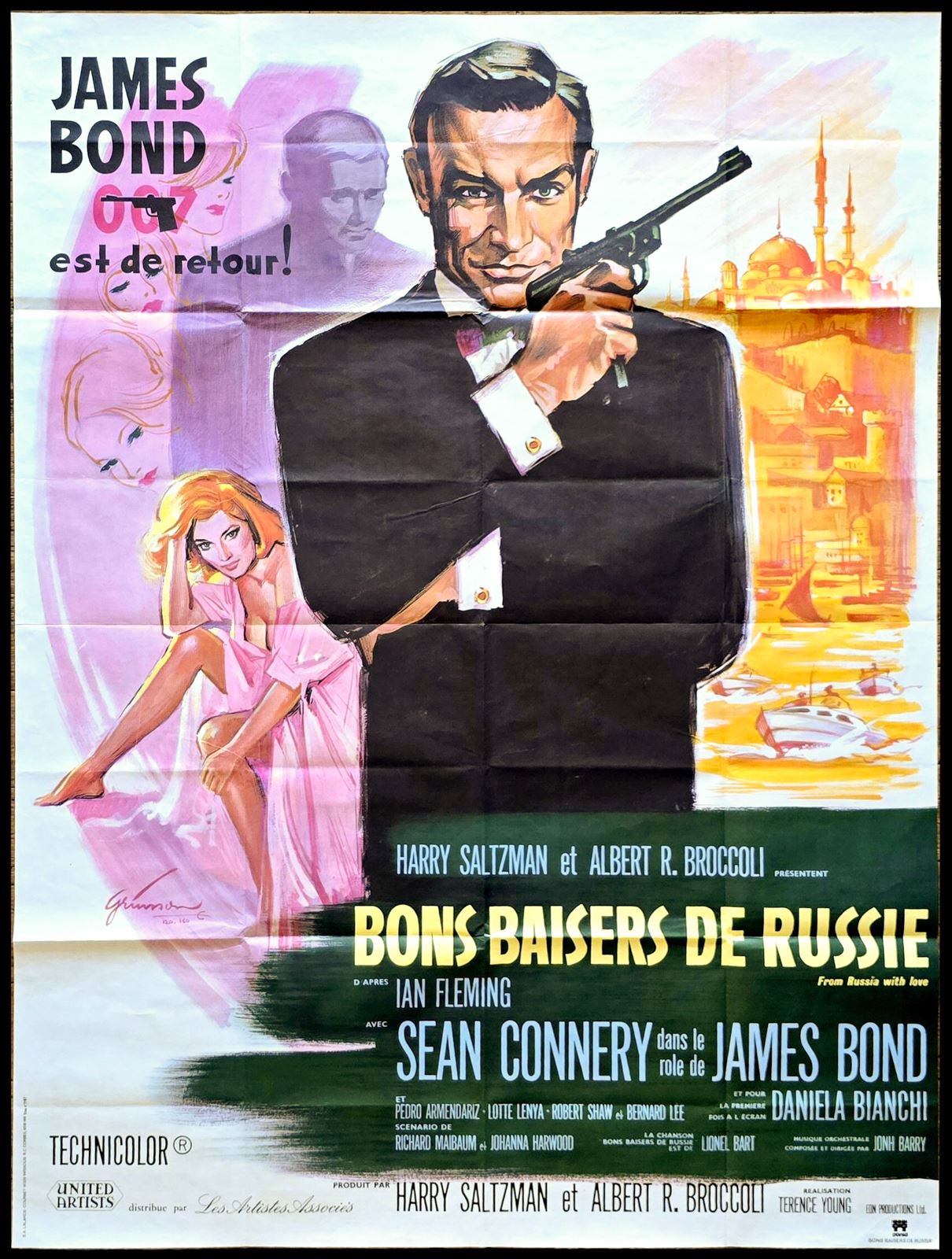 Original From Russia with Love movie poster