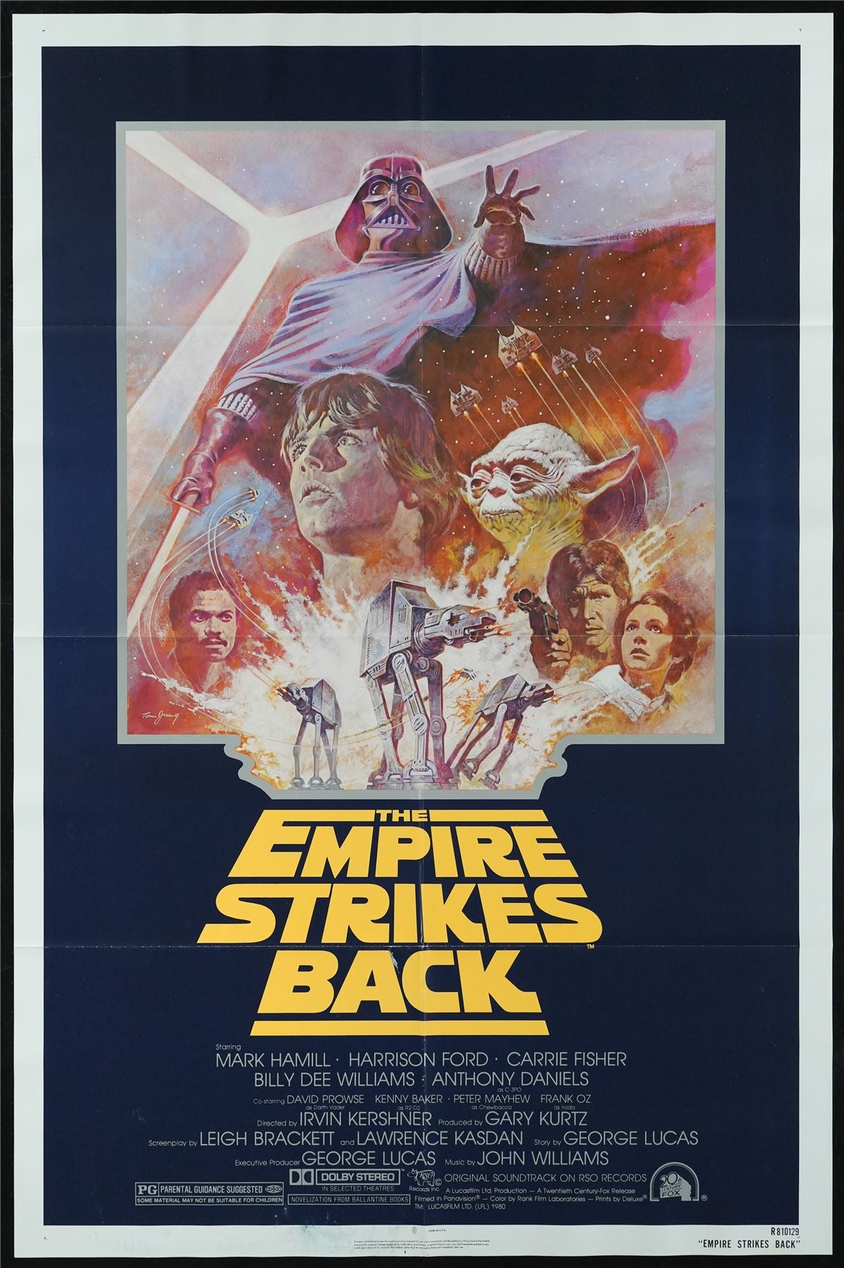 Original Star Wars: The Empire Strikes Back movie poster