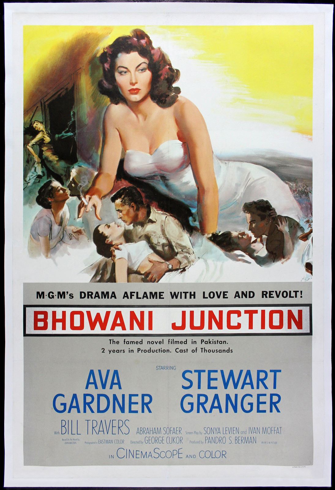 Original Bhowani Junction movie poster