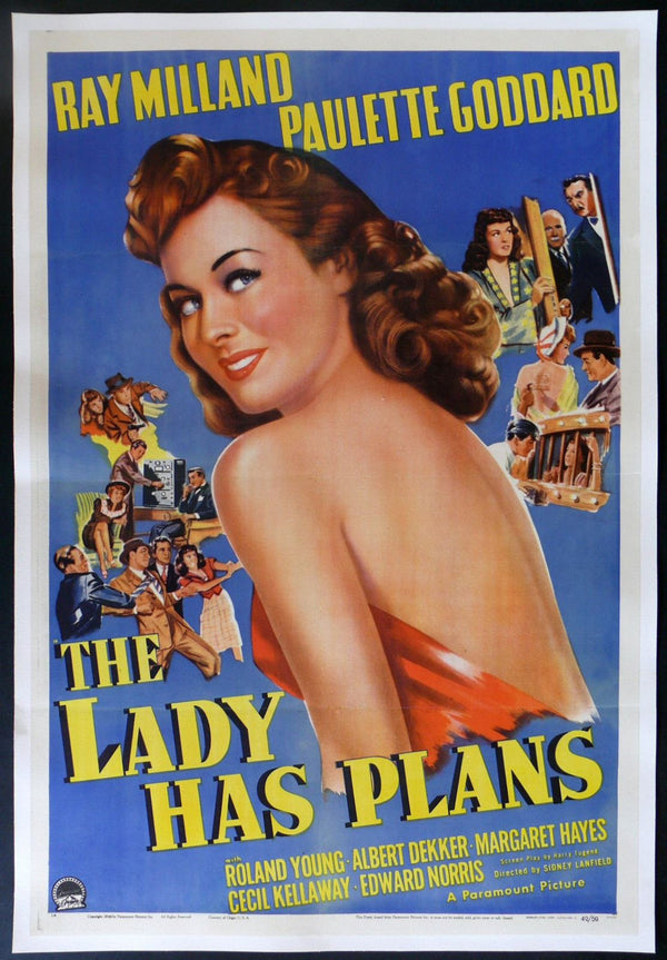 Original The Lady Has Plans movie poster