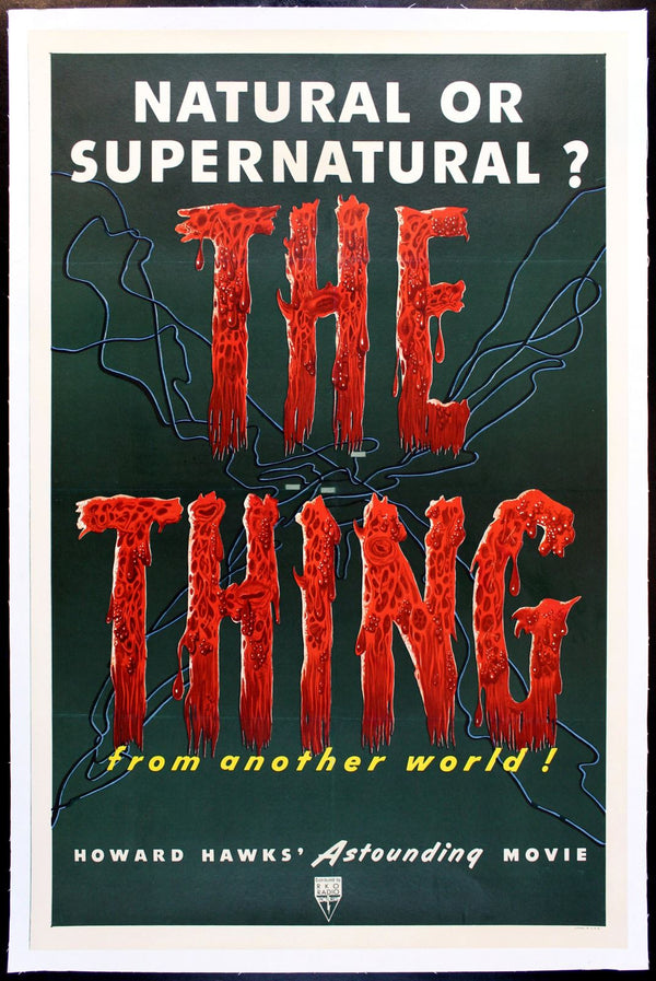 Original The Thing movie poster