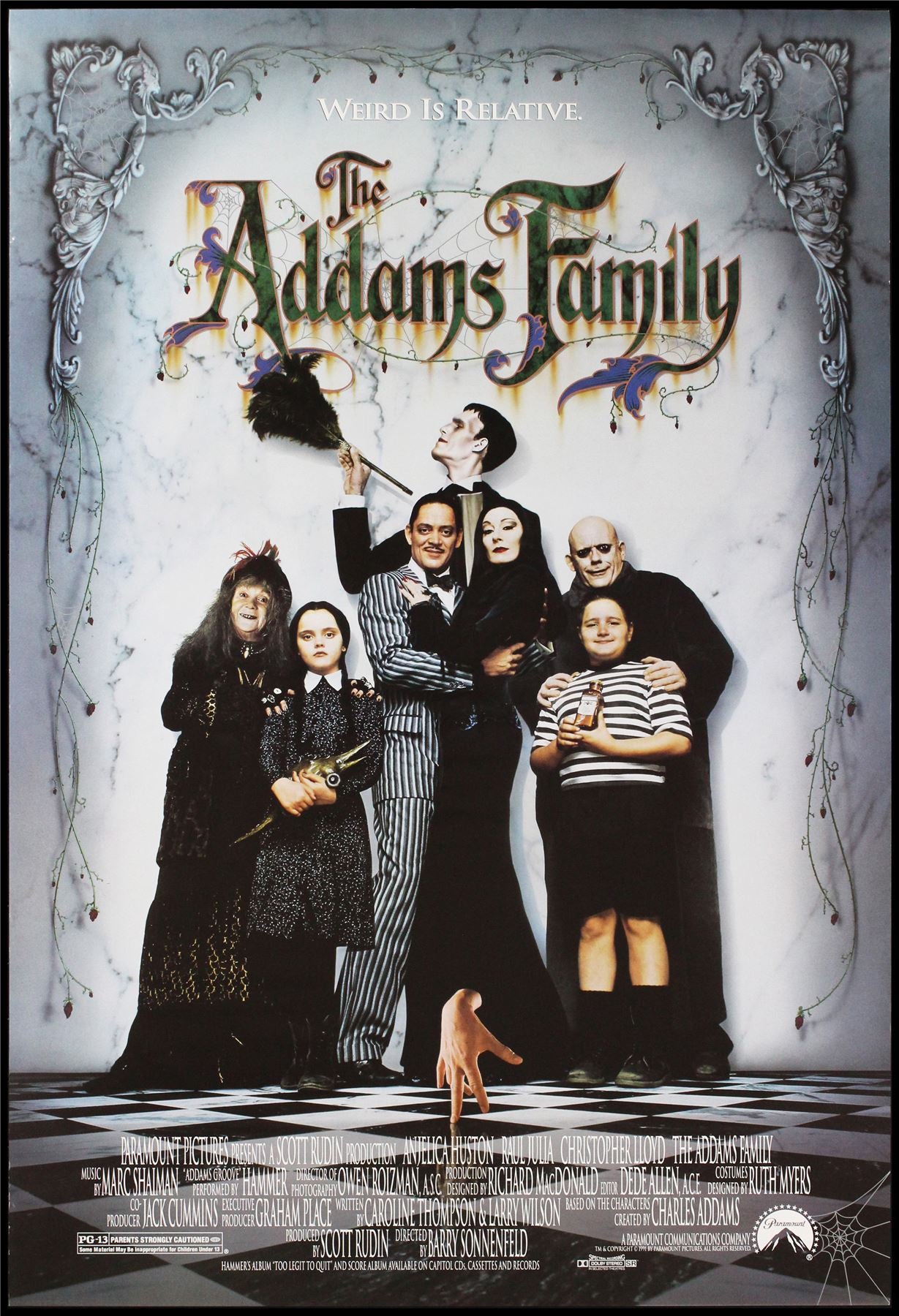 Original The Addams Family movie poster