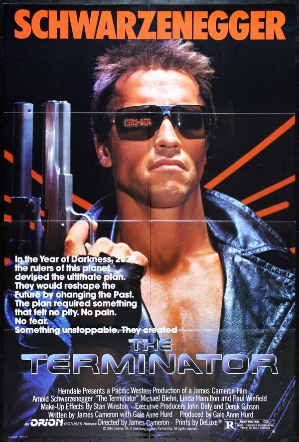 Original The Terminator movie poster