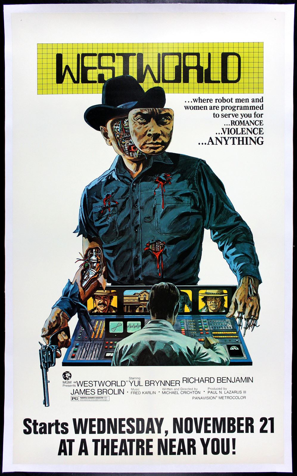 Original Westworld movie poster