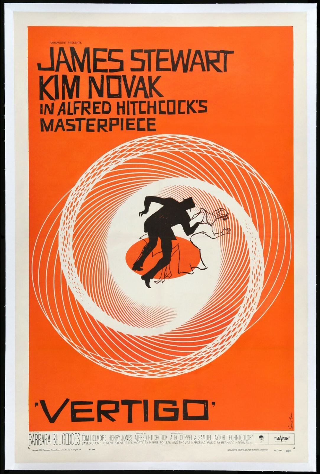 Original Vertigo movie poster