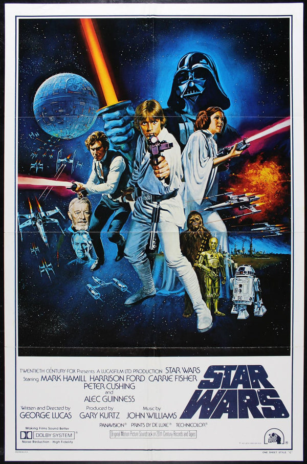Original Star Wars movie poster