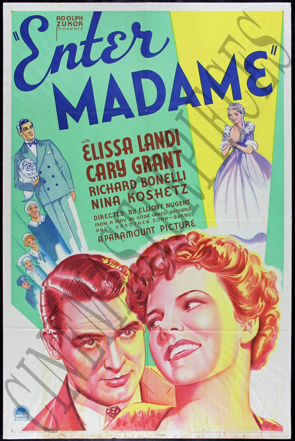 Original Enter Madame! movie poster