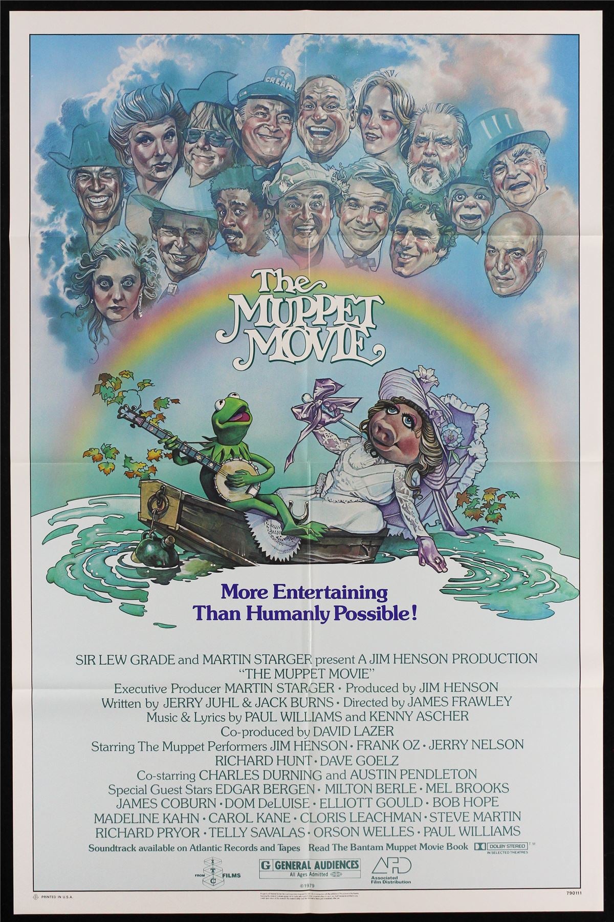 Original The Muppet Movie movie poster