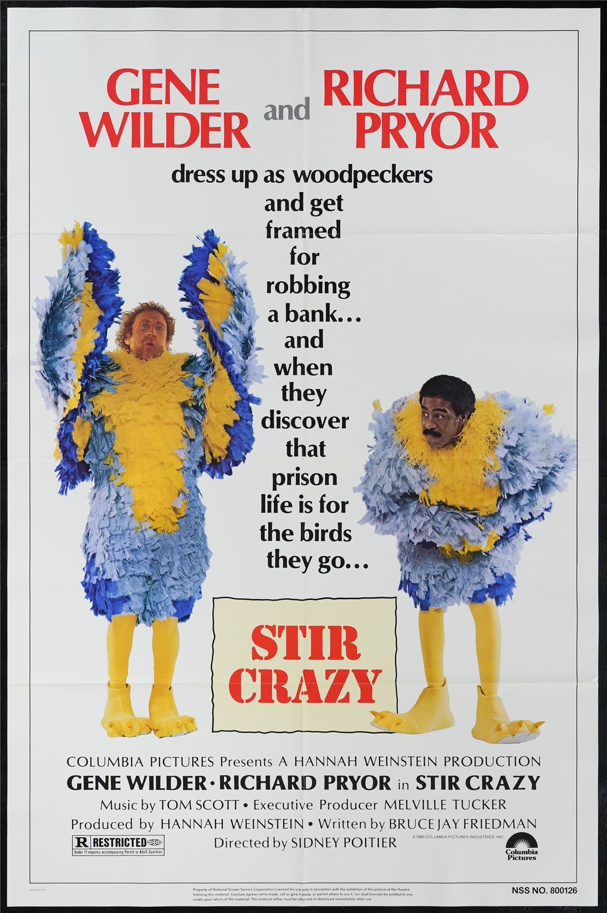 Original Stir Crazy movie poster