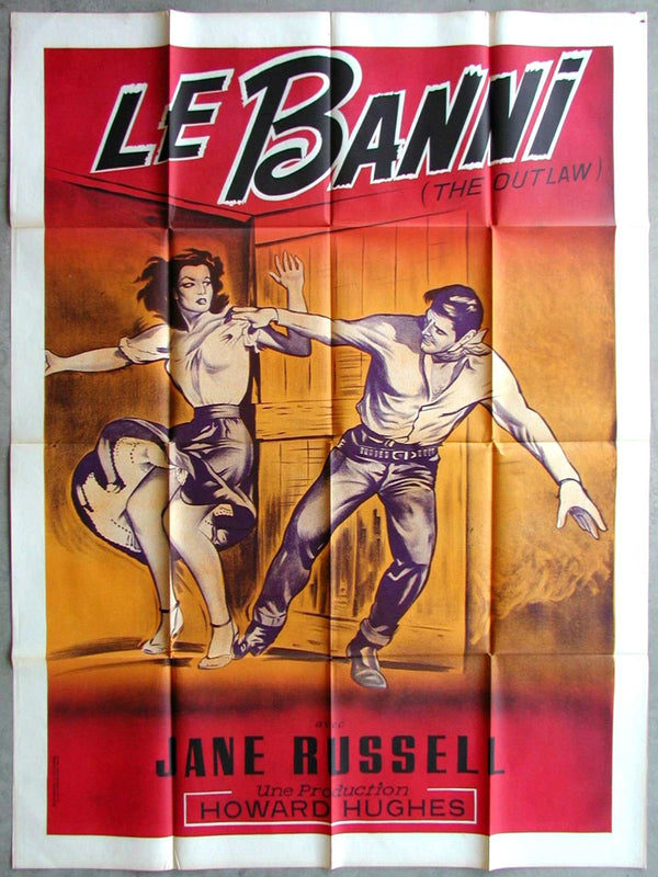 Original The Outlaw movie poster