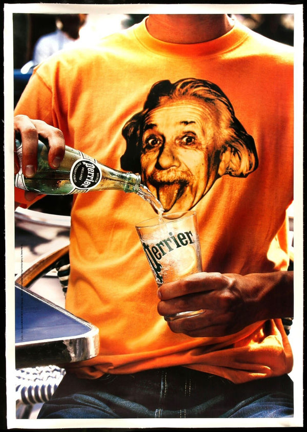Original Albert Einstein Perrier Poster movie poster