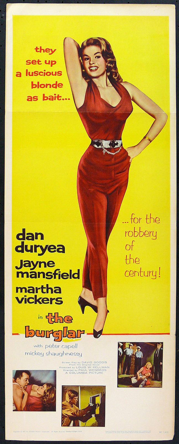 Original The Burglar movie poster