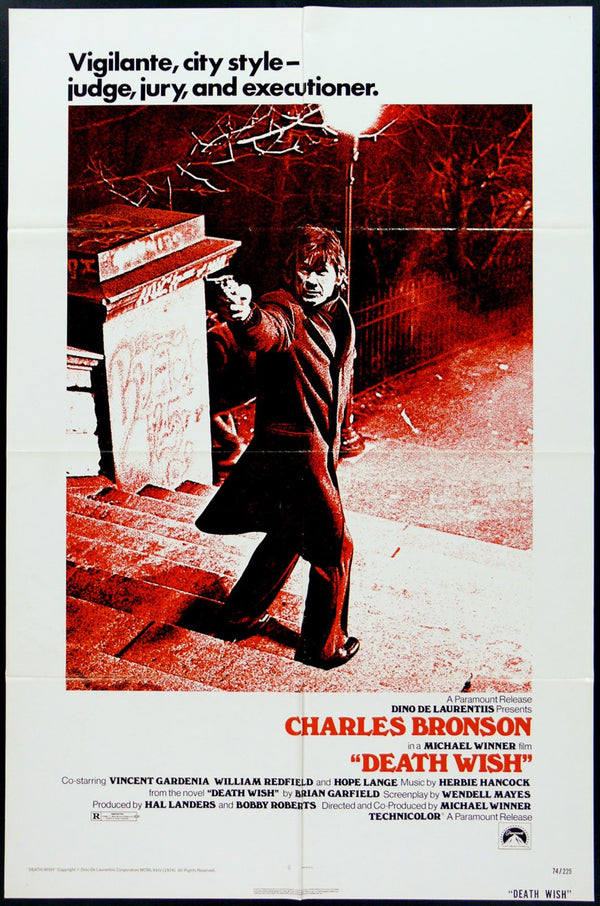 Original Death Wish movie poster