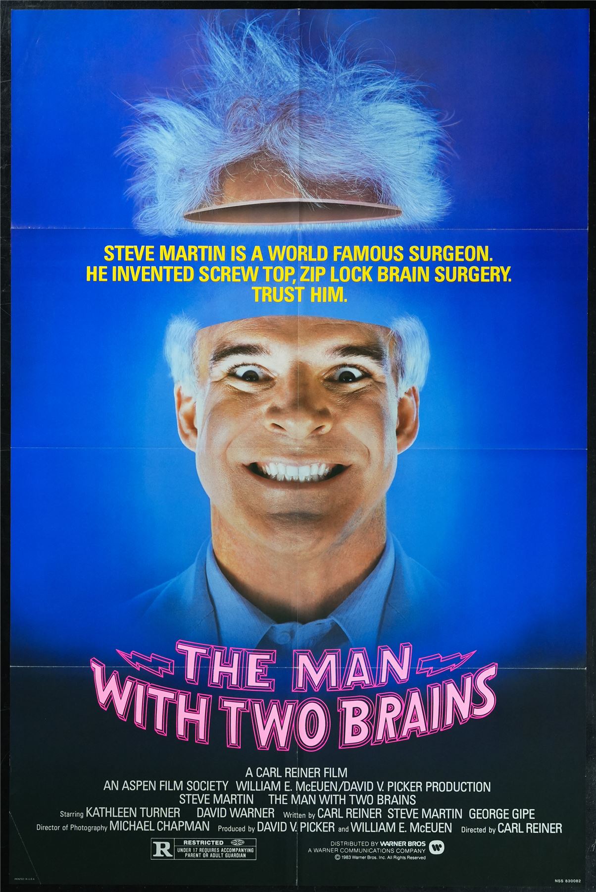 Original The Man with Two Brains movie poster