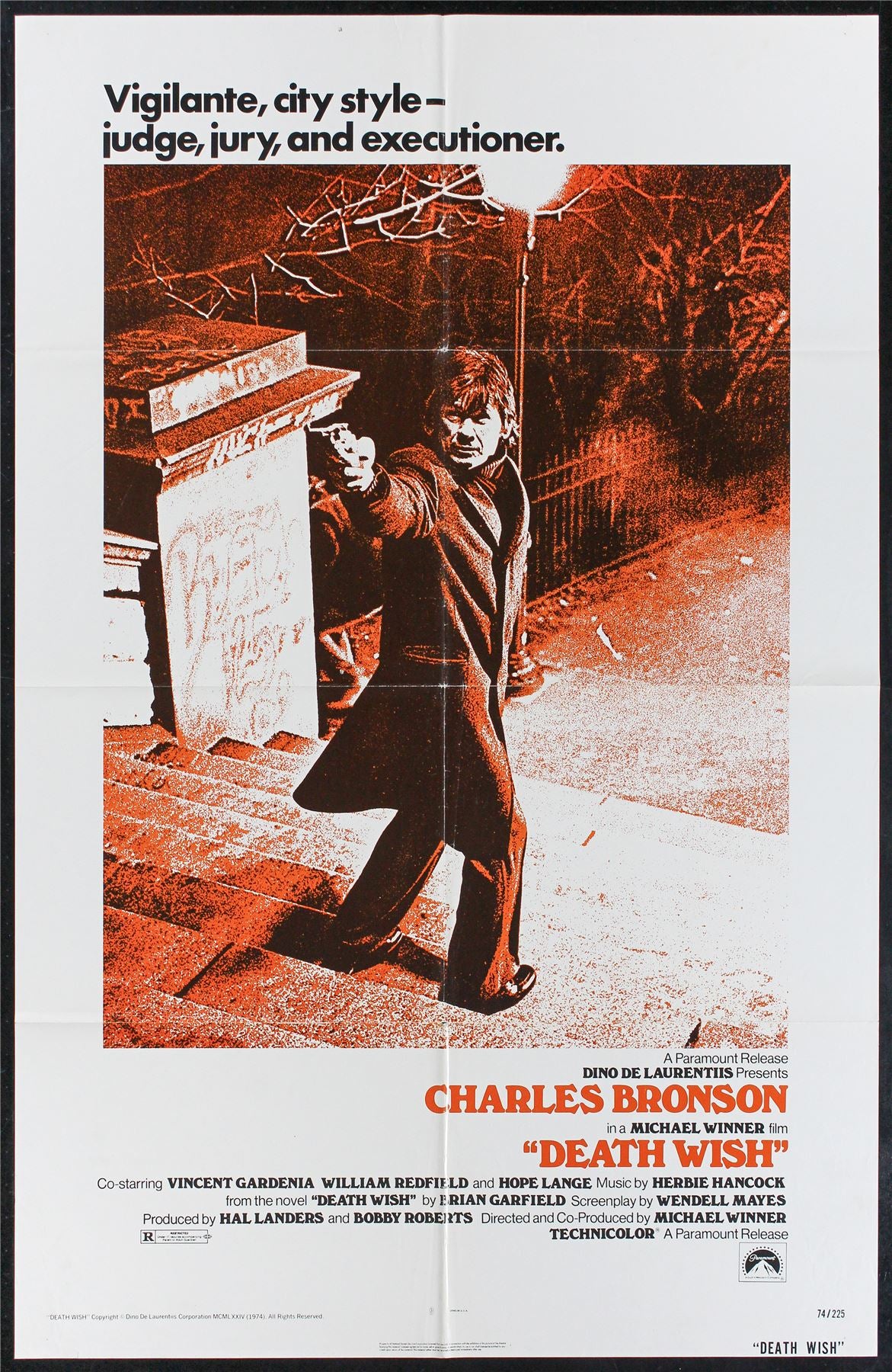 Original Death Wish movie poster