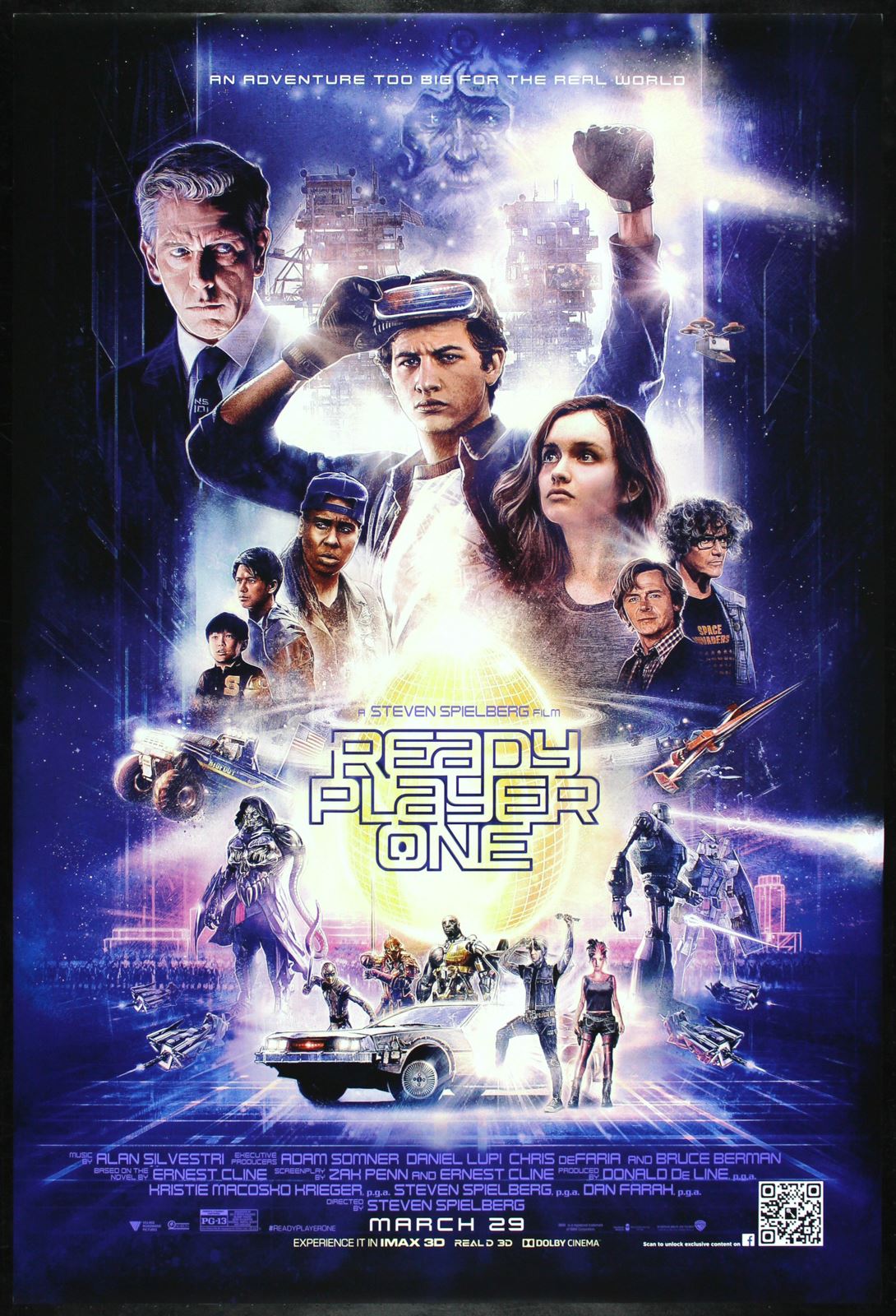 Original Ready Player One movie poster