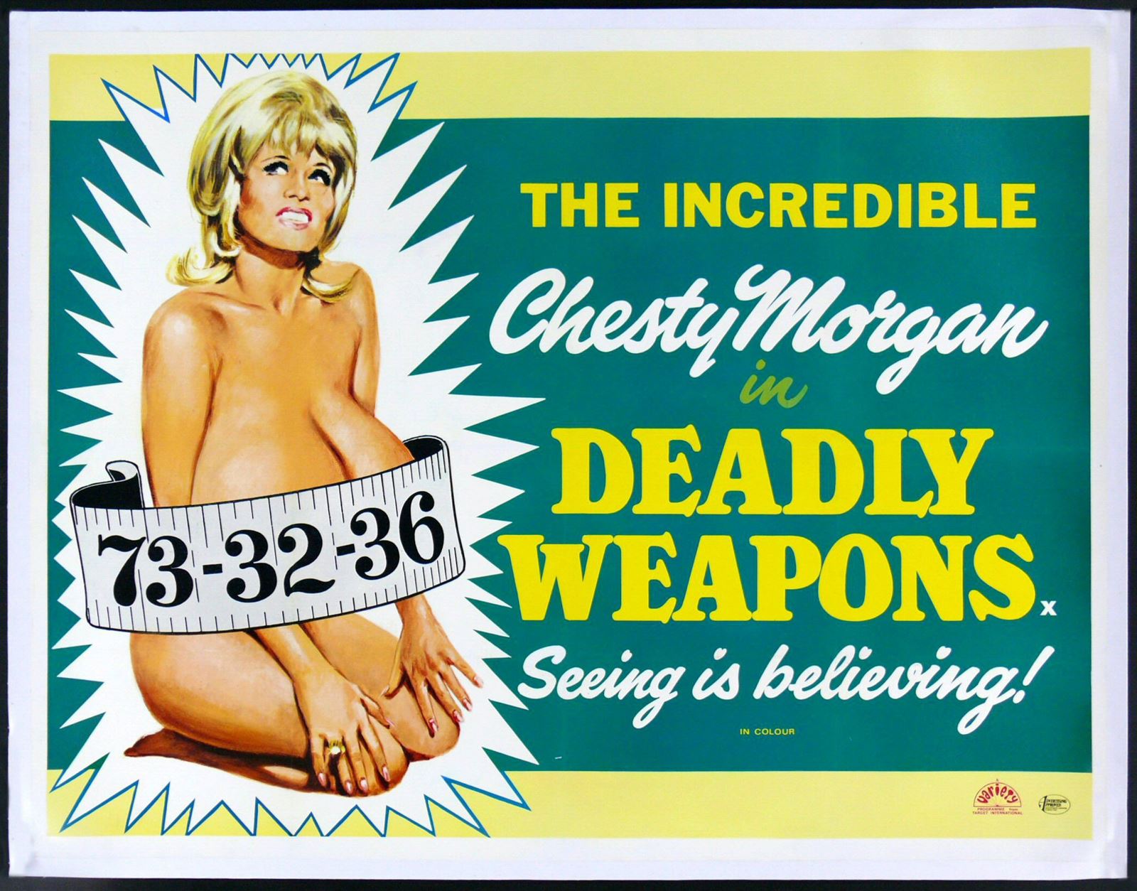 Original Deadly Weapons movie poster