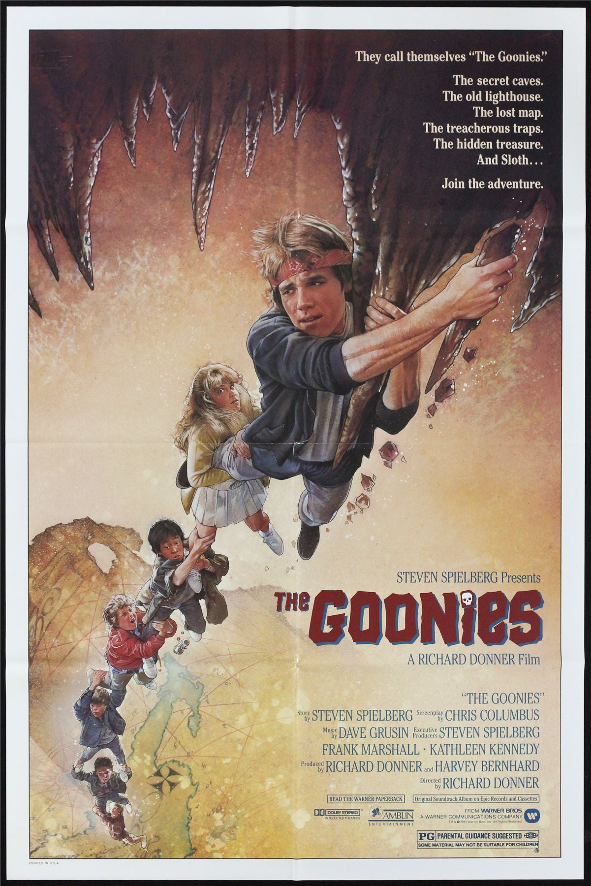 Original The Goonies movie poster