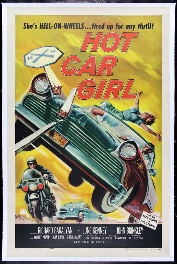 Original Hot Rod Girl movie poster