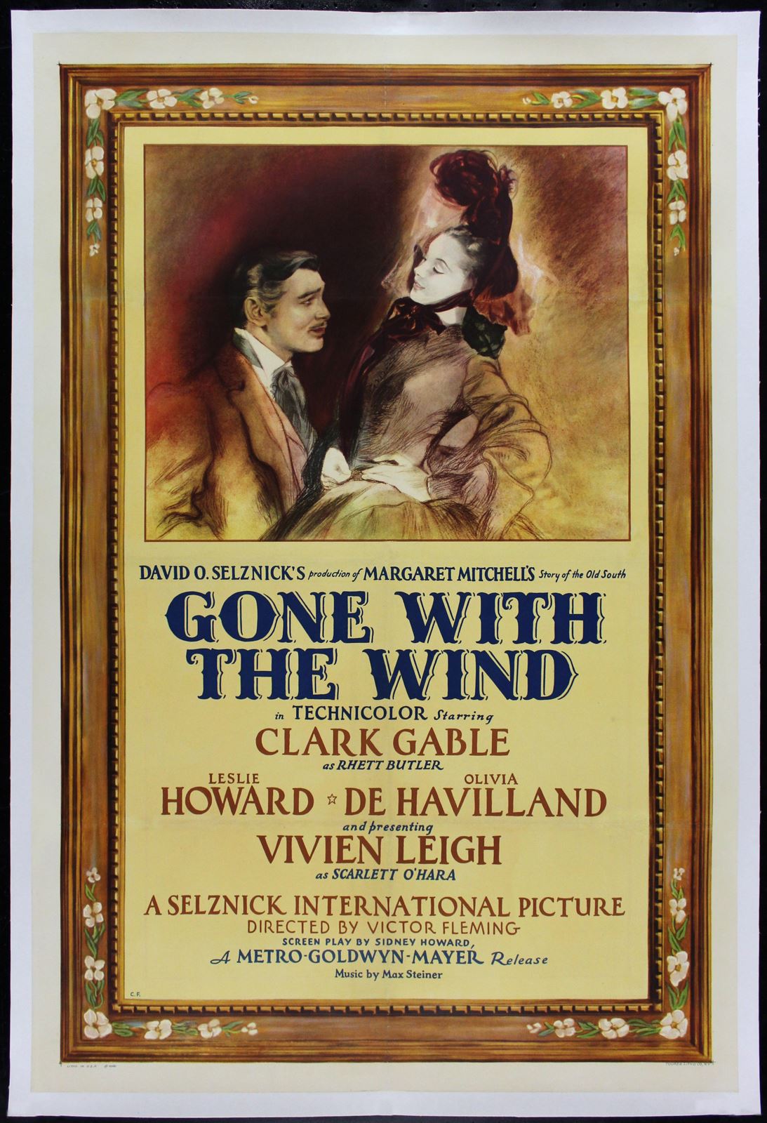 Original Gone with the Wind movie poster