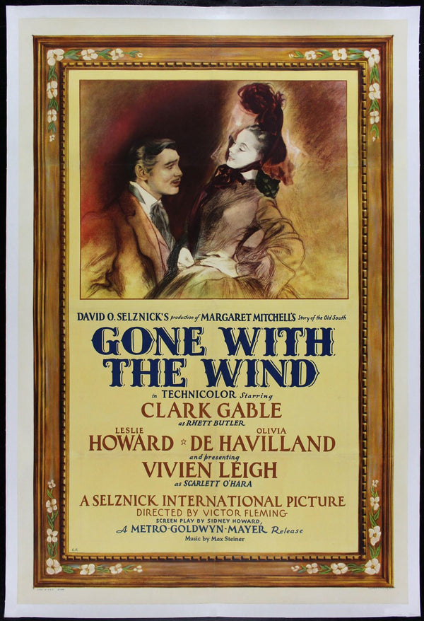 Original Gone with the Wind movie poster