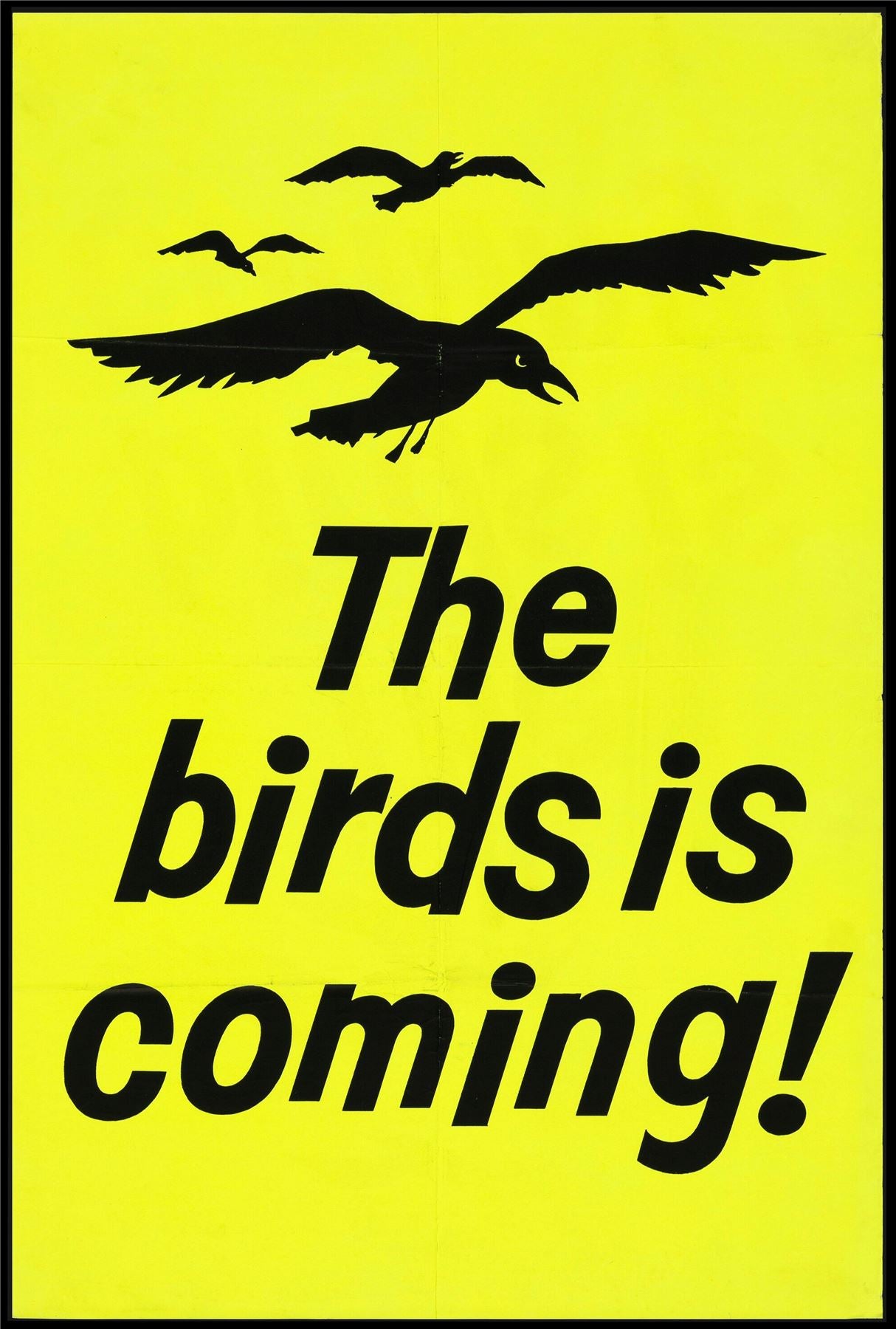 Original The Birds movie poster