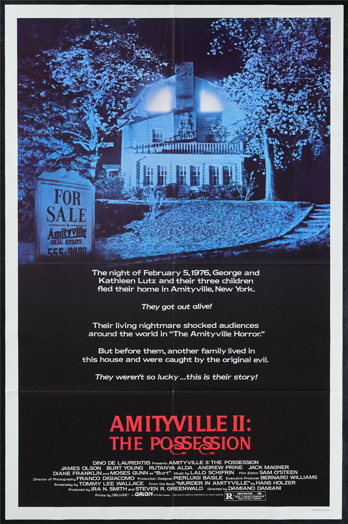 Original Amityville 2: The Possession movie poster