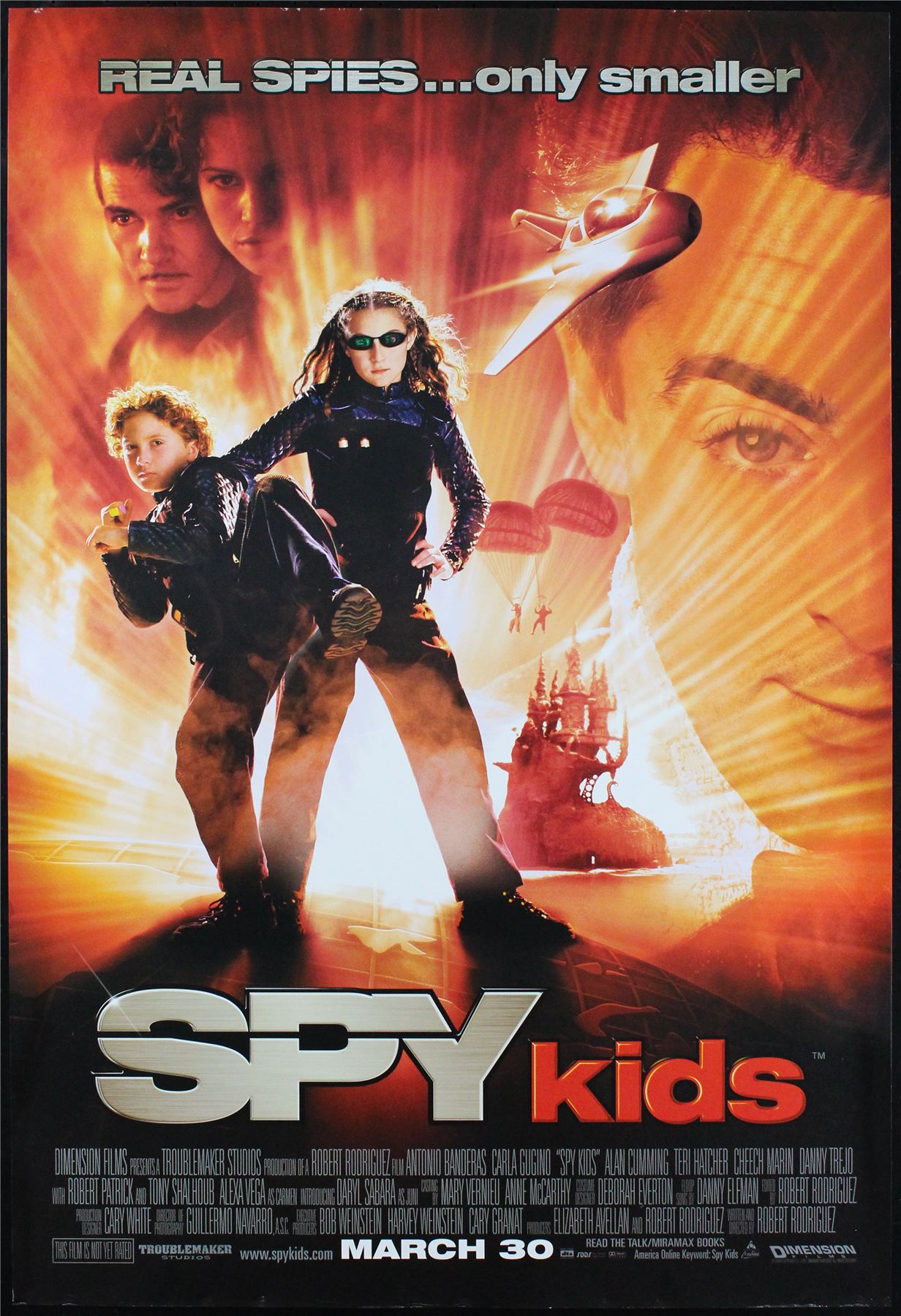 Original Spy Kids movie poster