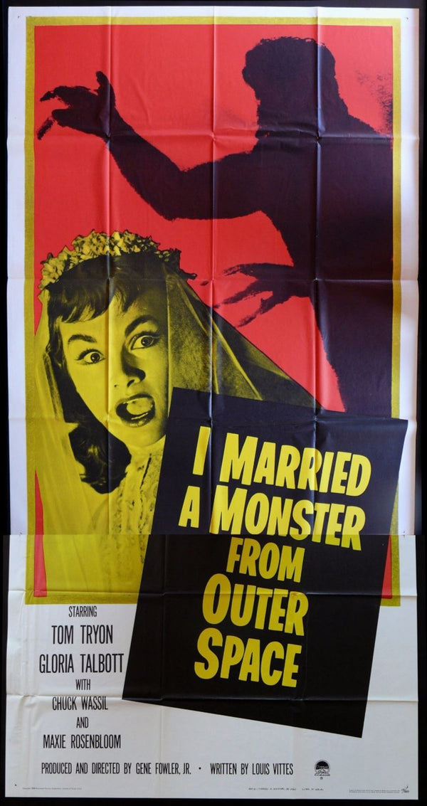 Original I Married a Monster from Outer Space movie poster