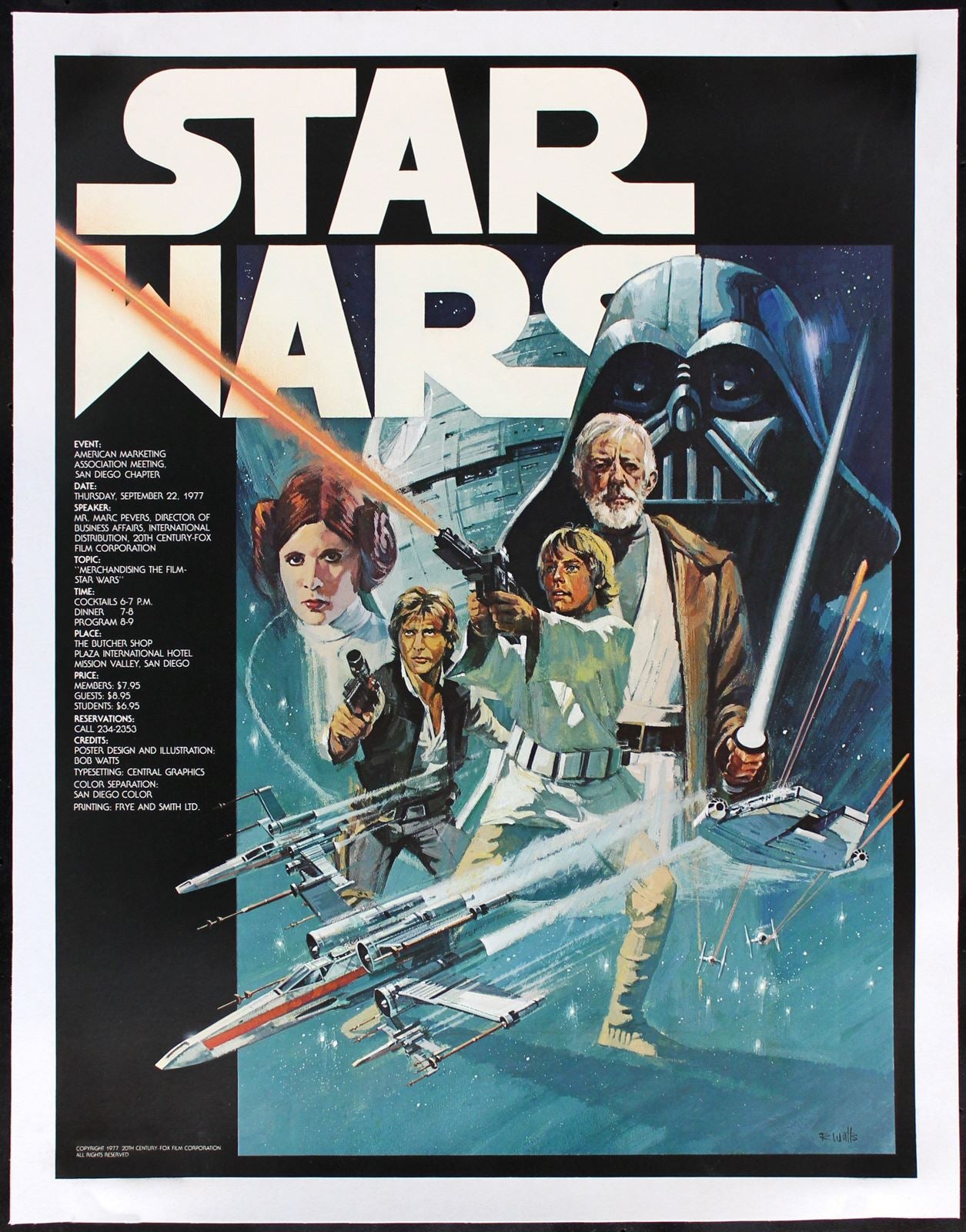 Original Star Wars movie poster