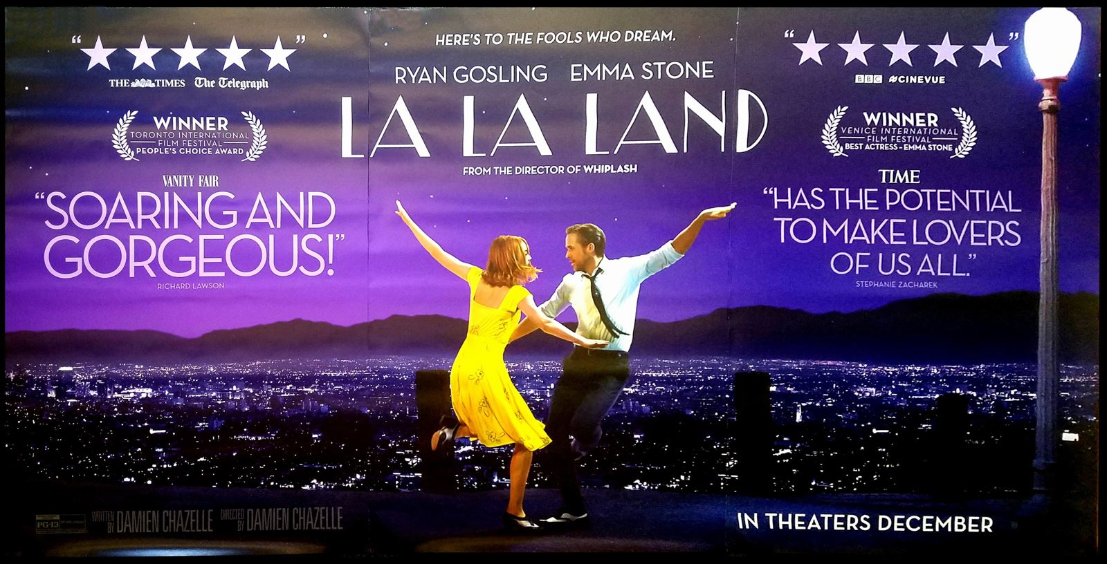 Original La La Land movie poster