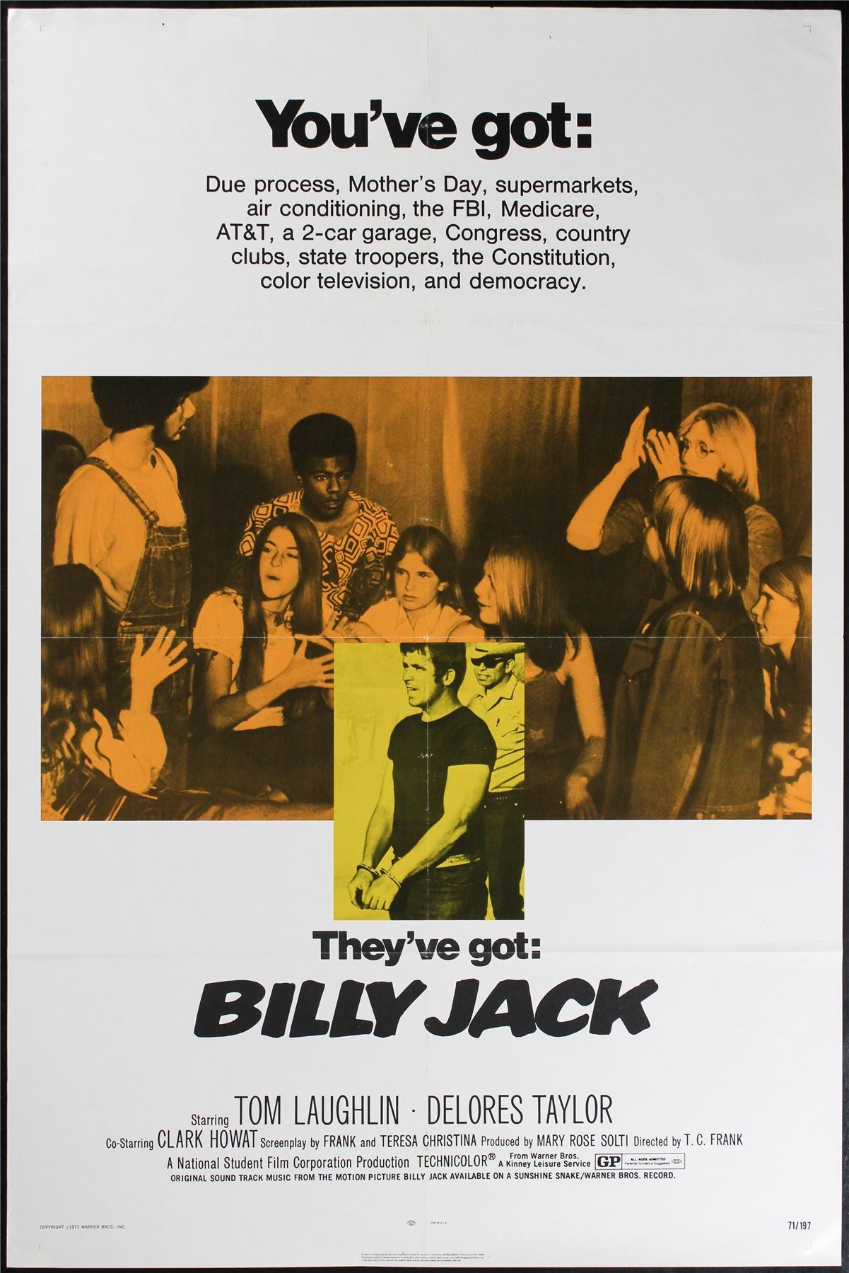 Original Billy Jack movie poster