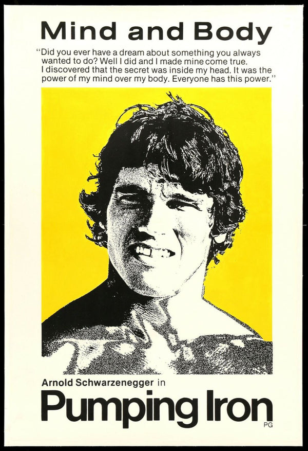 Original Pumping Iron movie poster