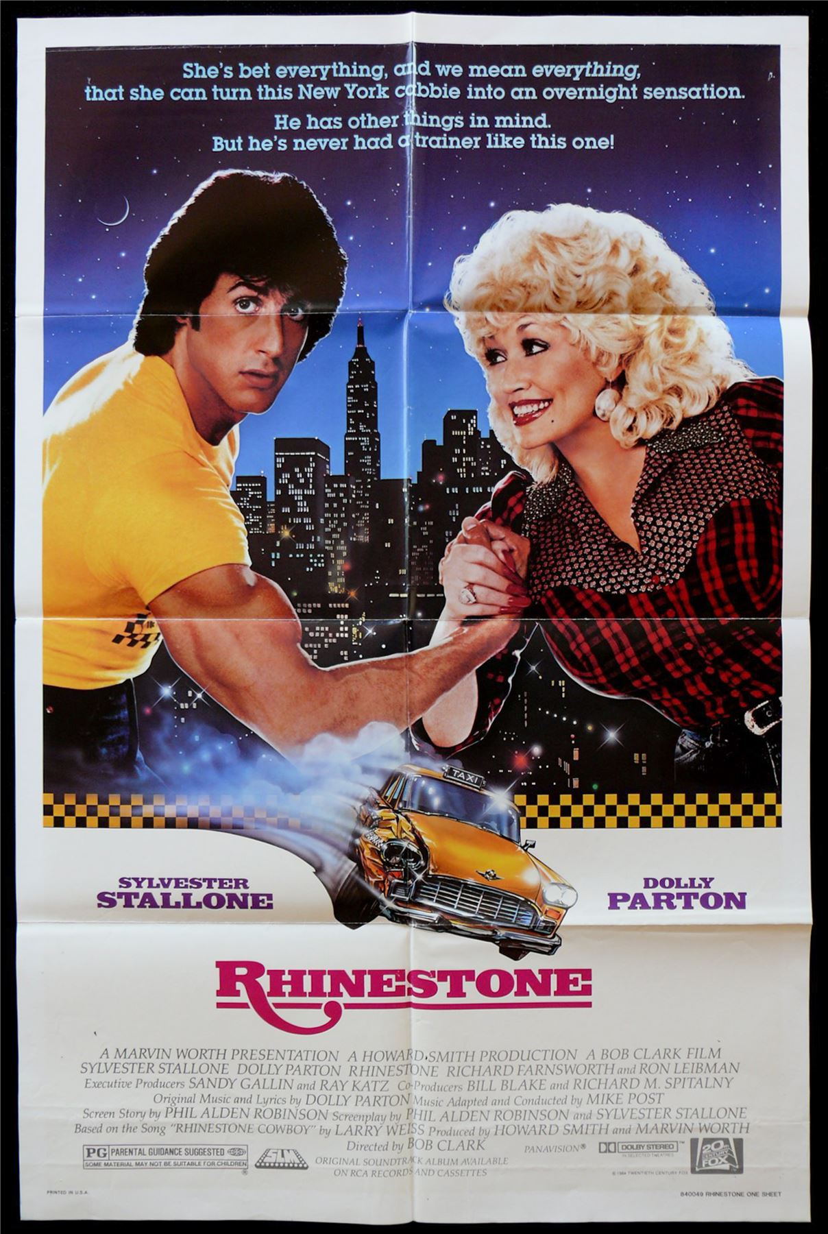 Original Rhinestone movie poster