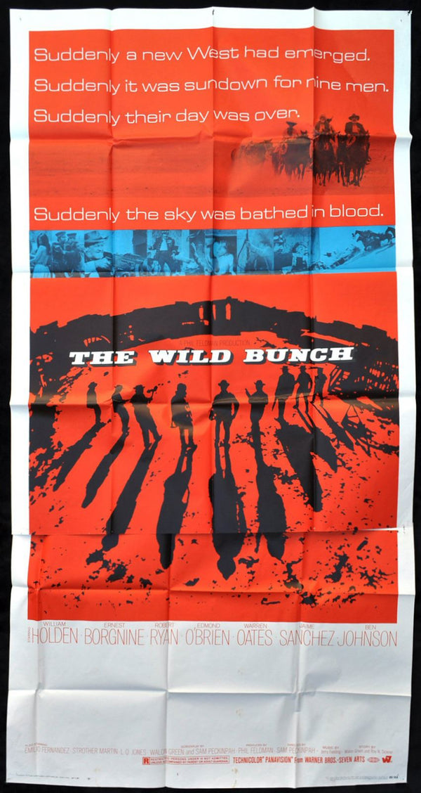 Original The Wild Bunch movie poster