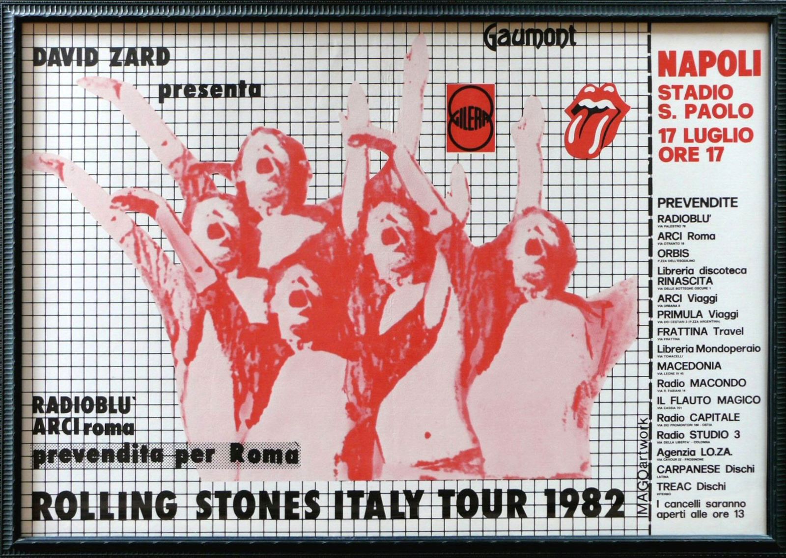 Original ROLLING STONES movie poster