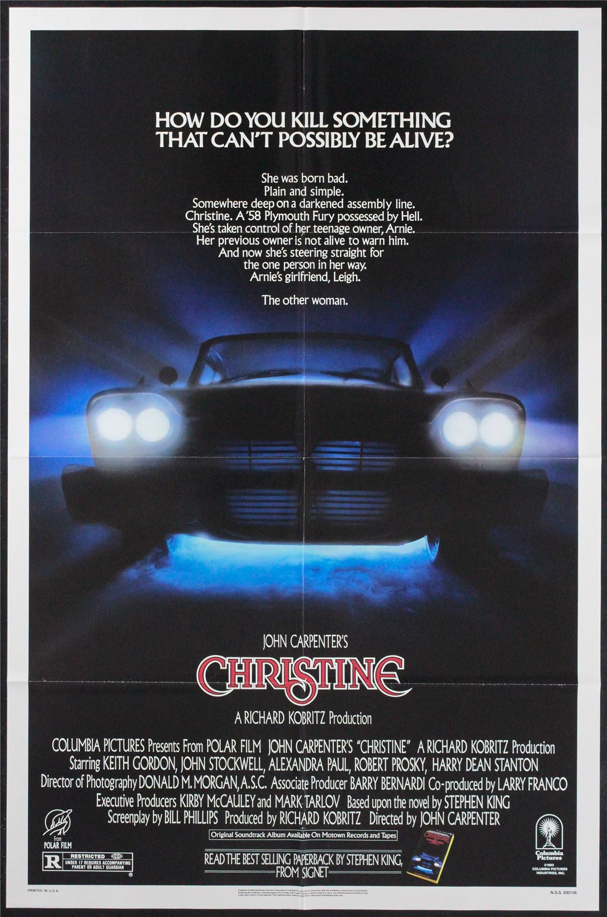 Original Christine movie poster