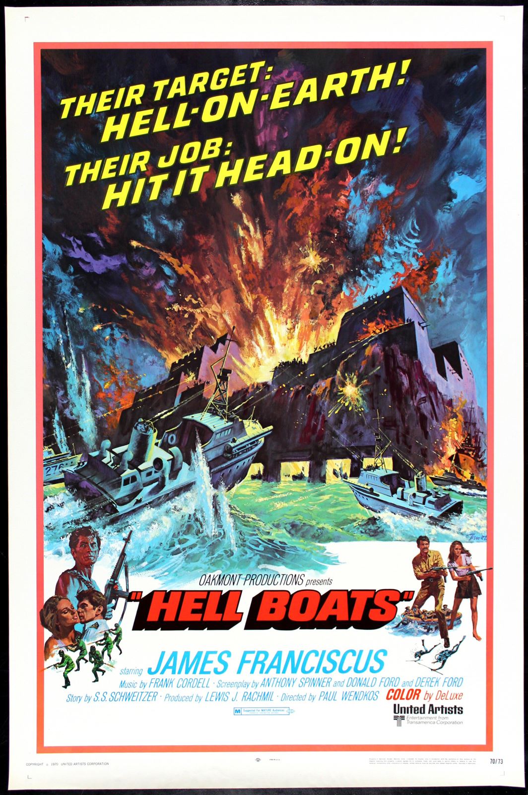 Original Hell Boats movie poster