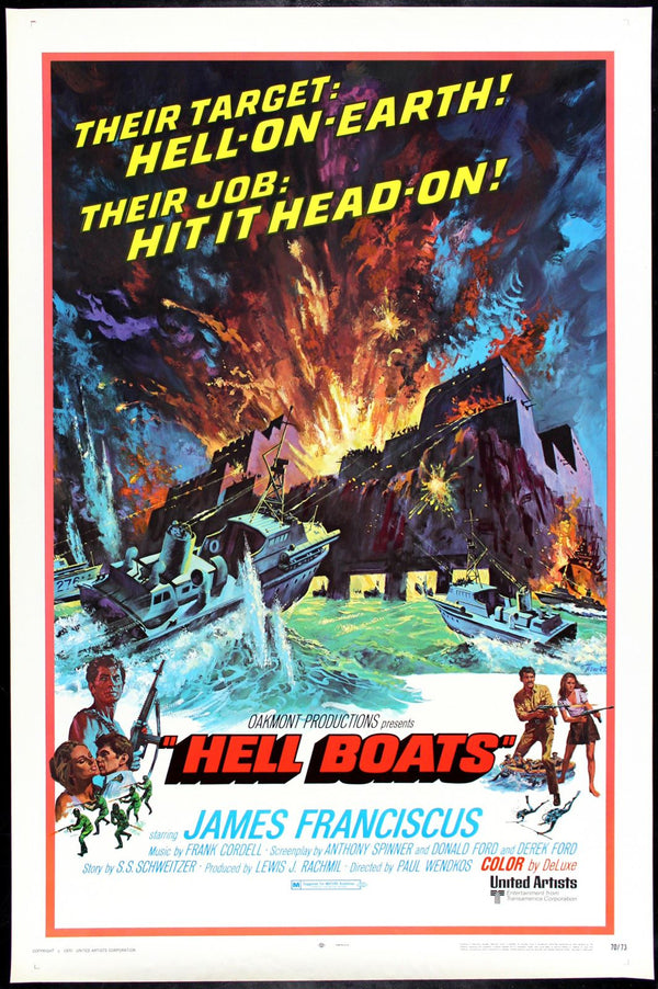Original Hell Boats movie poster
