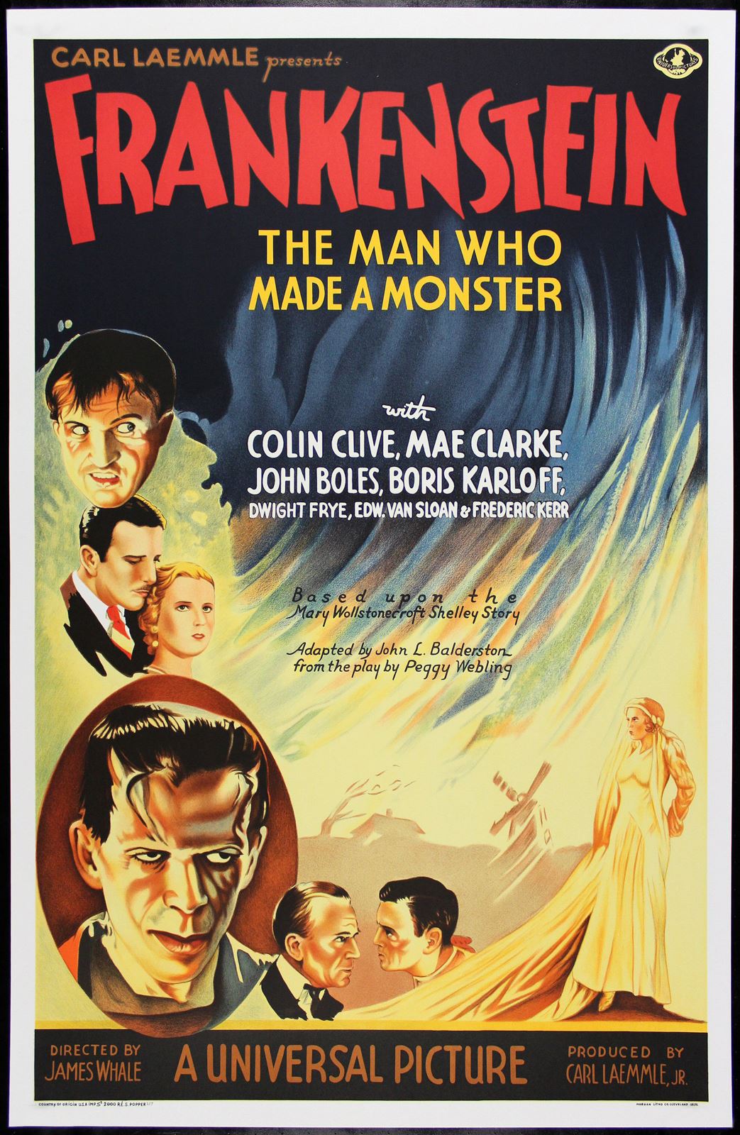 Original Frankenstein movie poster