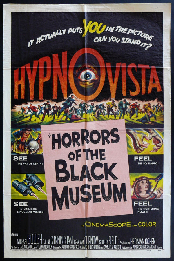Original Horrors of the Black Museum movie poster