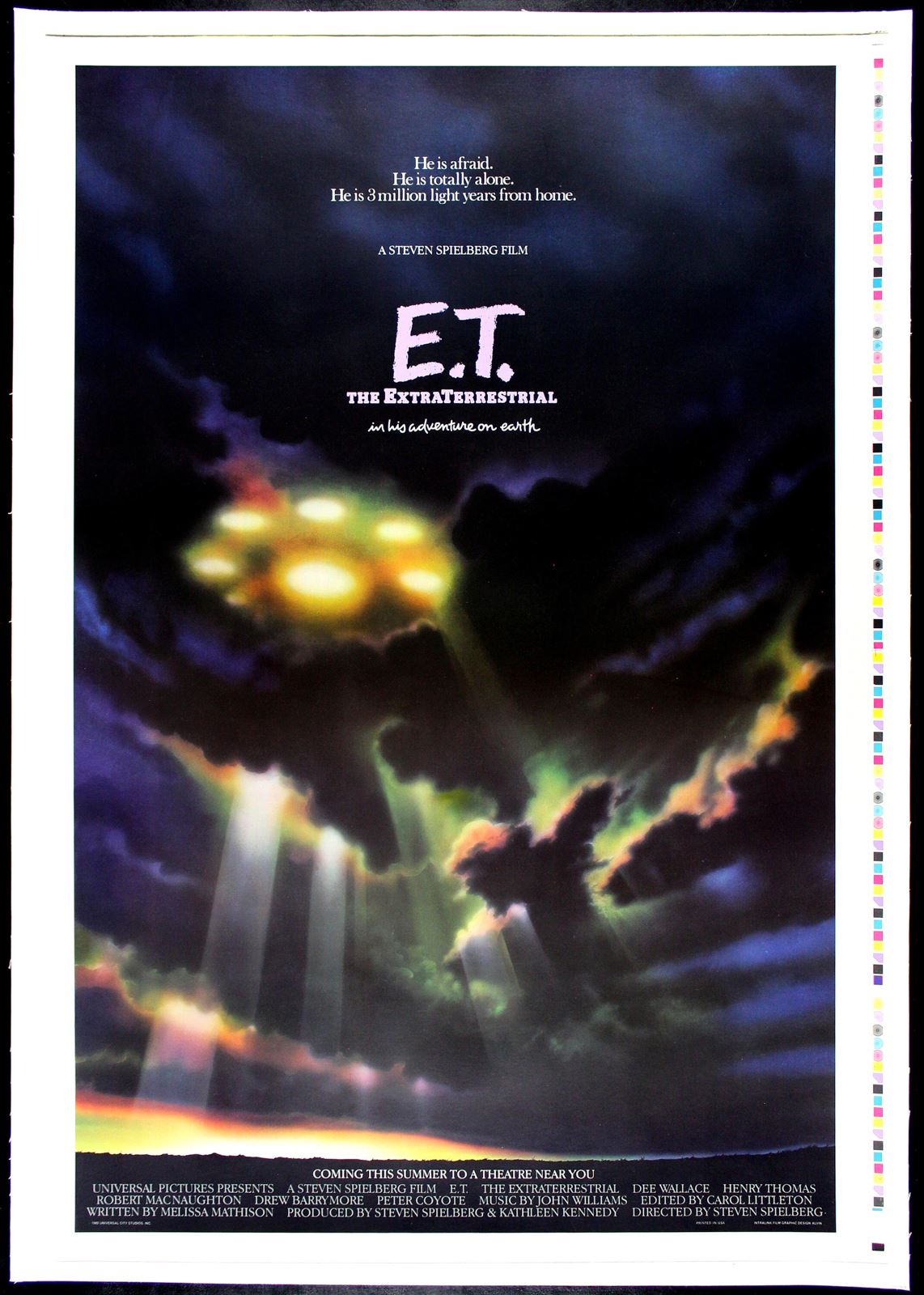 Original E.T. the Extra-Terrestrial movie poster