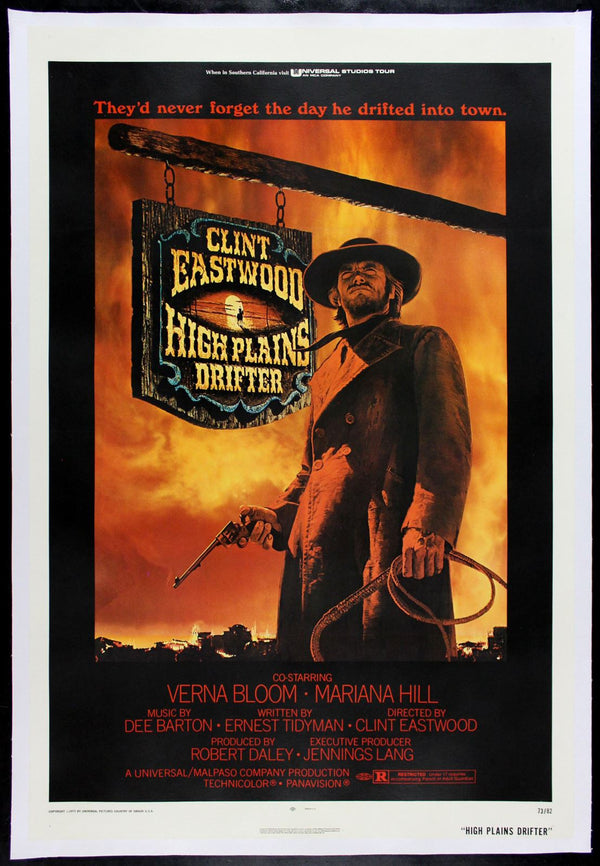 Original High Plains Drifter movie poster