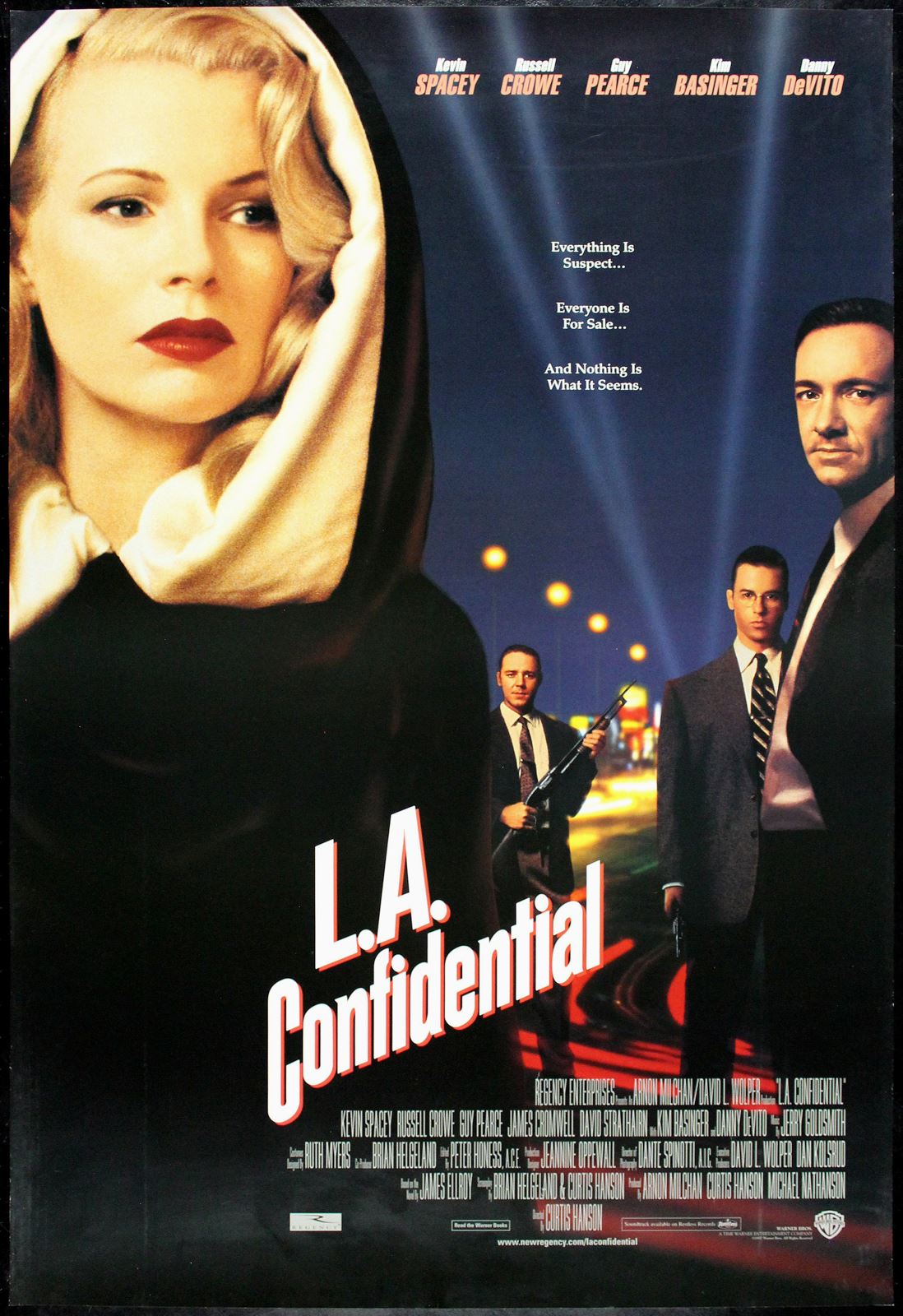 Original L.A. Confidential movie poster