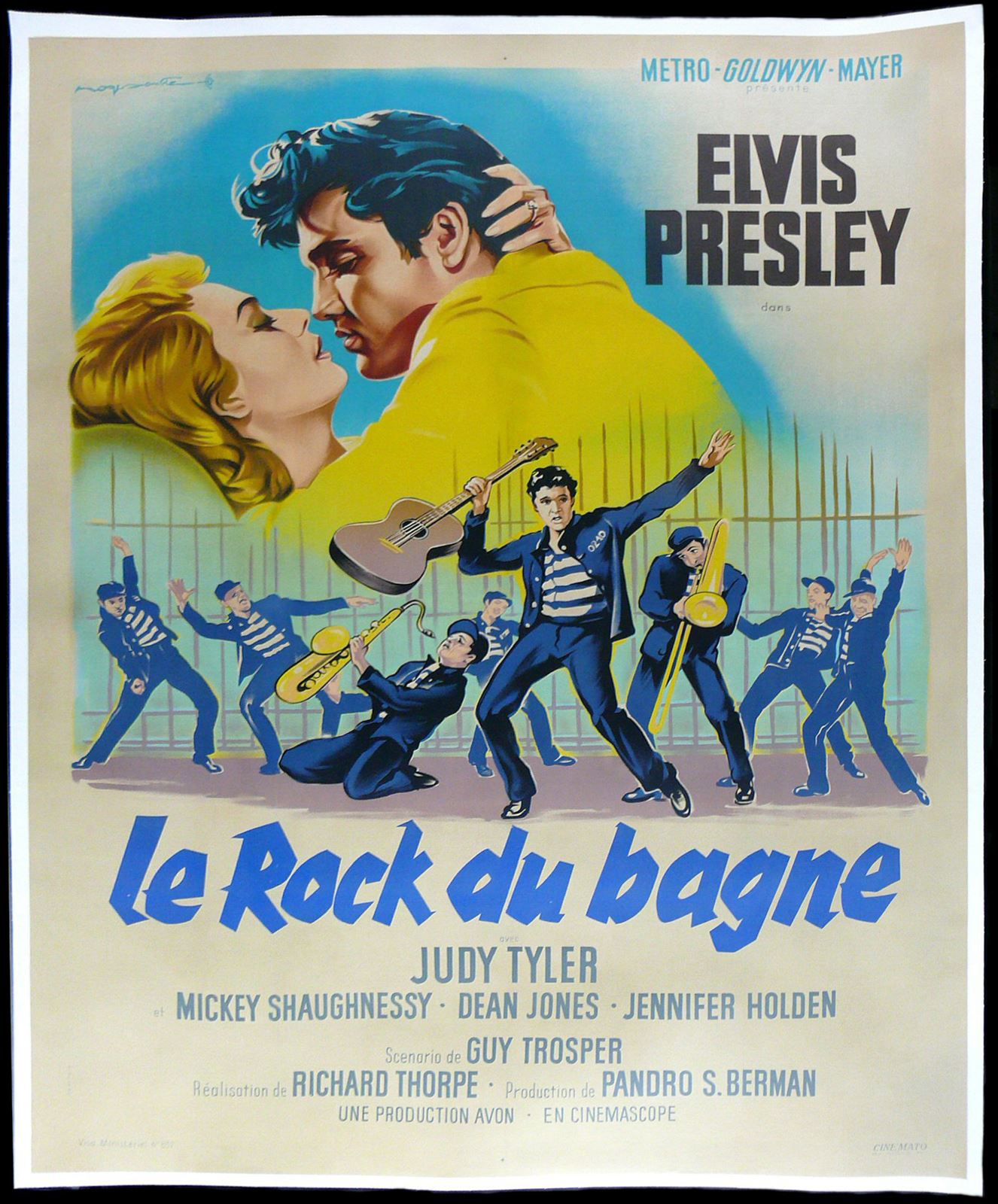 Original Jailhouse Rock movie poster