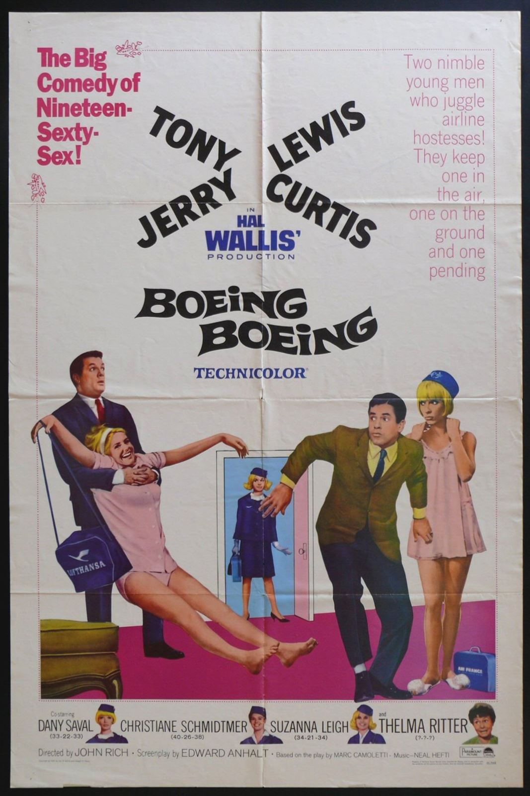 Original Boeing Boeing movie poster