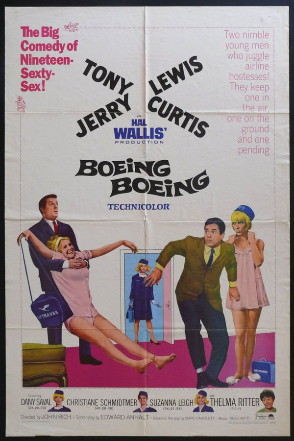 Original Boeing Boeing movie poster